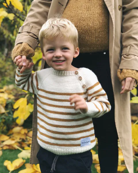 Hovedbilde Seaside Sweater genser 9 mnd-8 år PetiteKnit mønster*