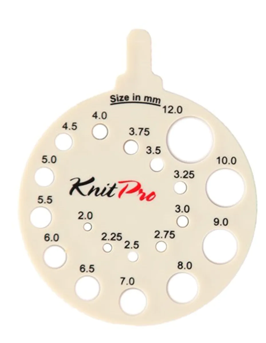 Pinnemåler rund hvit