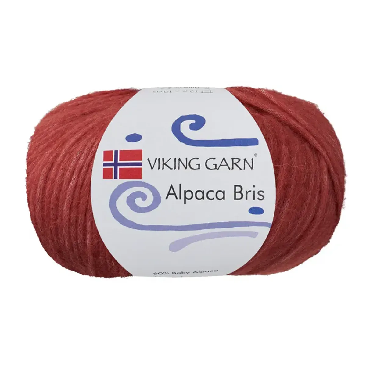 Alpaca Bris 355 Rød Viking garn