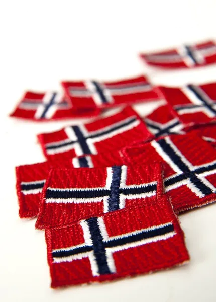 Hovedbilde Norsk flagg 20x28 mm