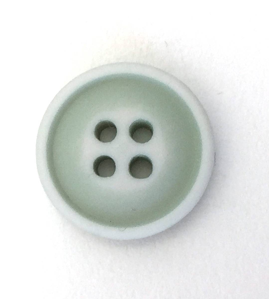Knapp, 15 mm, vasket lysegrønn