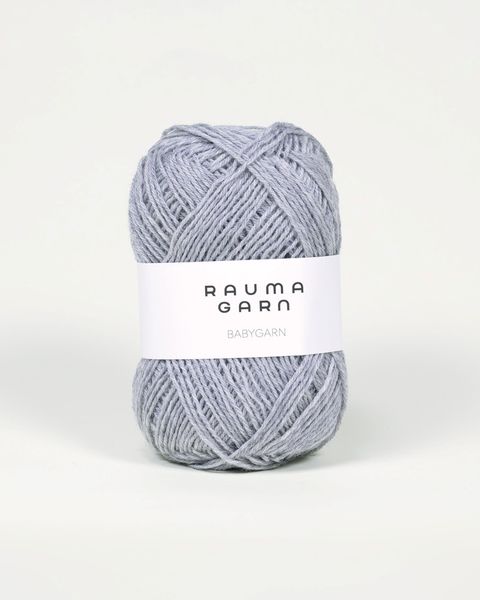 Hovedbilde Babygarn B13 Grå melert Rauma garn