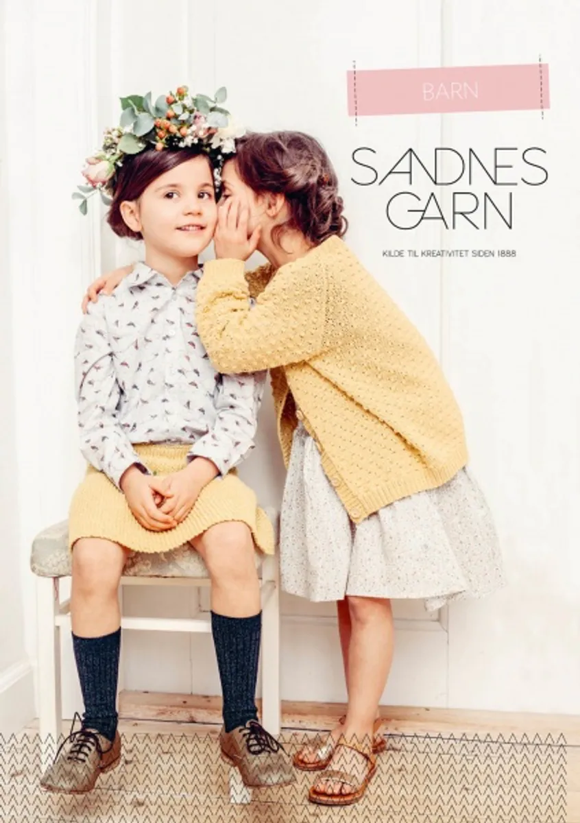 1708 Sommer Barn oppskrift Sandnes garn*