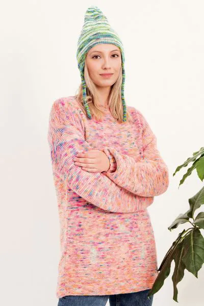 Hovedbilde 16767 Genser i Hand Dyed Happiness mønster