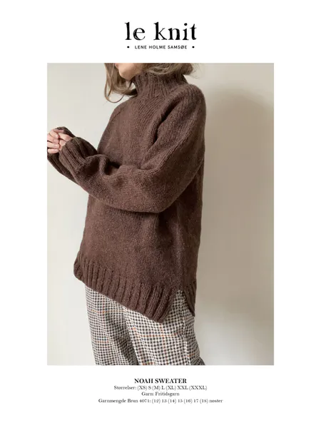 Hovedbilde Le Knit Noah Sweater mønster*
