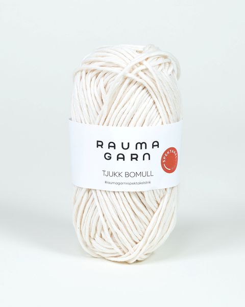 Hovedbilde Tjukk Bomull 219 Natur Rauma garn