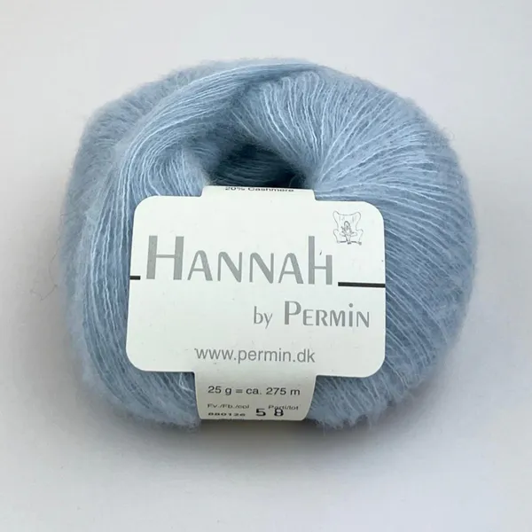 Hovedbilde Permin Hannah 126 Himmelblå garn