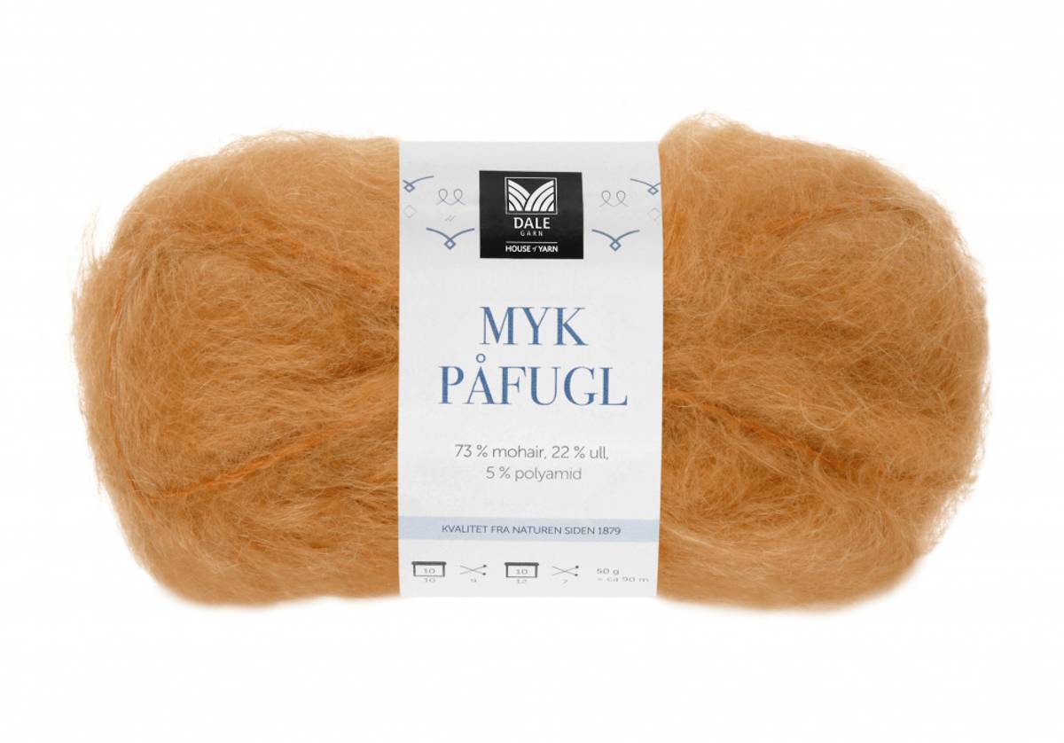 Myk Påfugl 7930 Safrangul Dale garn utgår