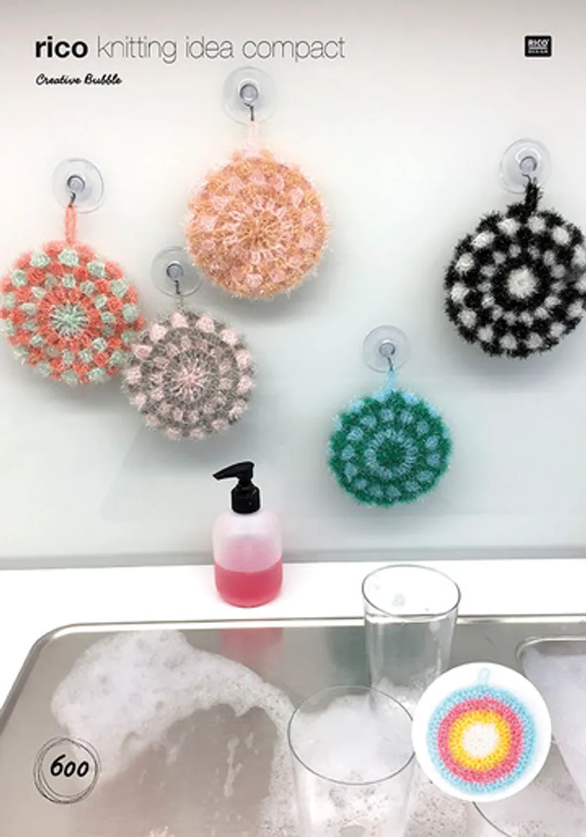 Rico Creative Bubble garn 012 svart