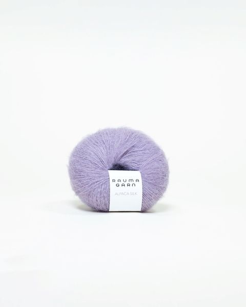 Hovedbilde Rauma Alpaca Silk 1358 Lys lilla garn