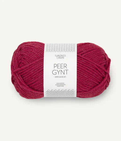 Hovedbilde Sandnes Peer Gynt 4255 Rumba Red garn