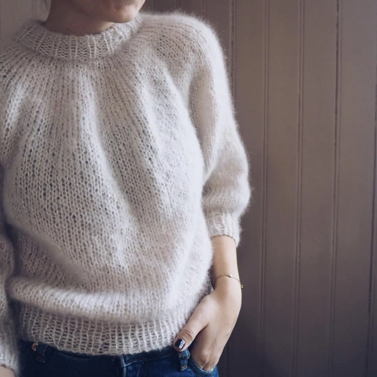 Saturday Night Sweater genser PetiteKnit mønster