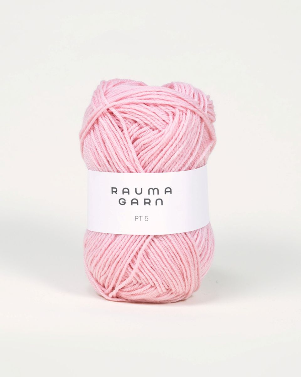 Rauma PT5 520 Lys rosa garn