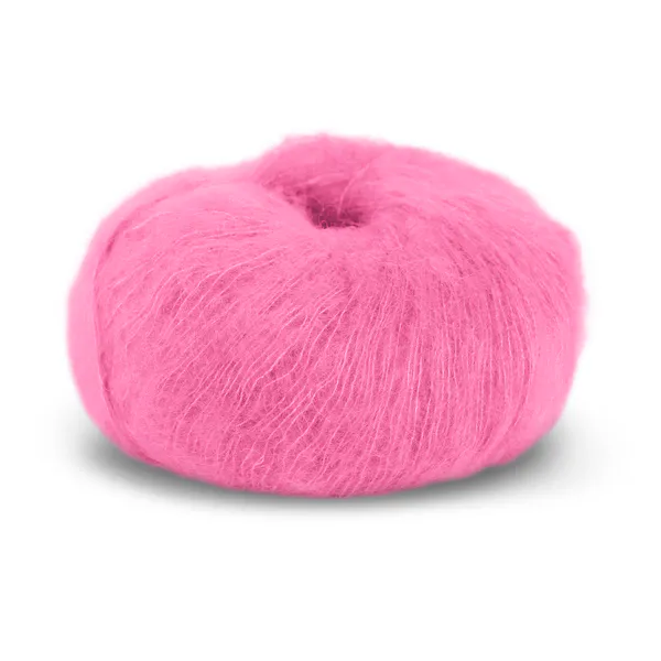 Hovedbilde Dale Kidsilk Erle 9085 Fuksia garn