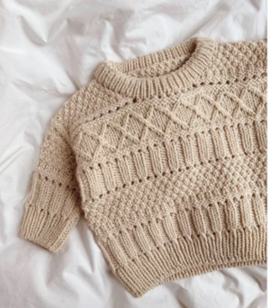 Hovedbilde Ingrid Sweater baby PetiteKnit