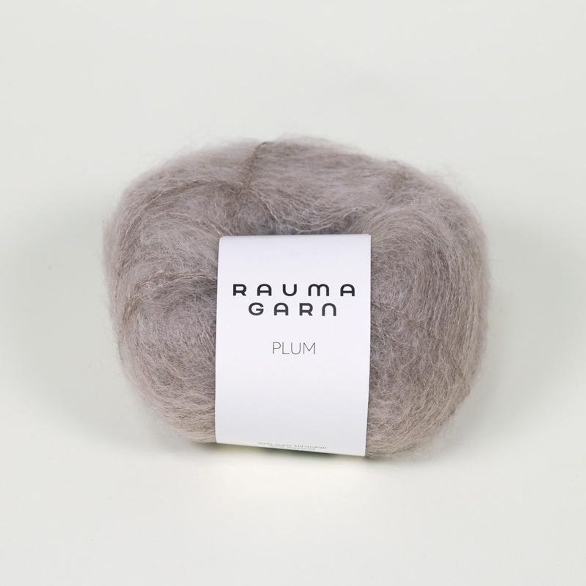 Rauma Plum 030 Beige mohair garn