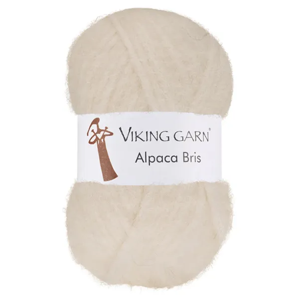 Hovedbilde Alpaca Bris 302 Natur Viking garn
