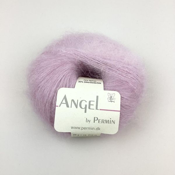 Hovedbilde Permin Angel mohair 104 Lavender garn