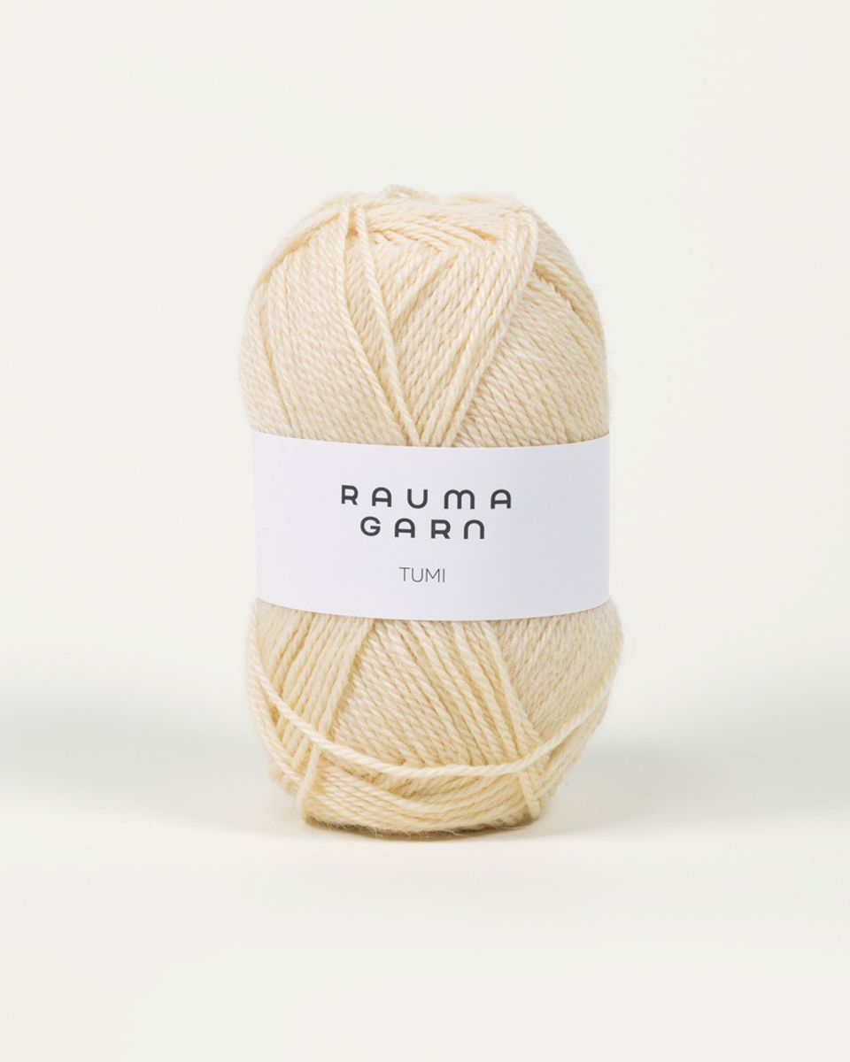 Rauma Tumi 6409 Kremgul garn