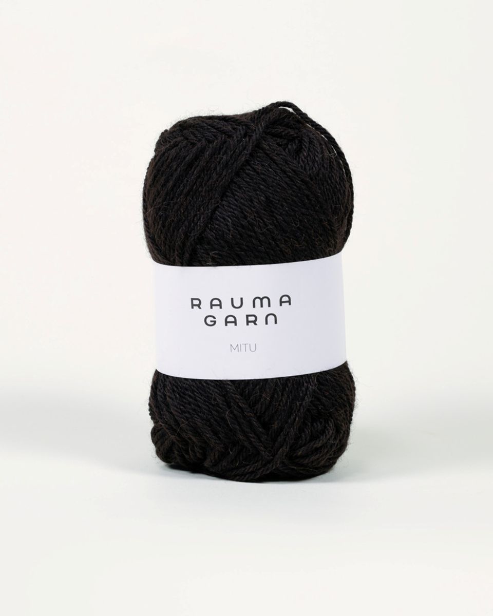 Mitu SFN35 Mørk brun garn Rauma