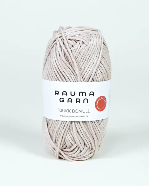 Hovedbilde Tjukk Bomull 220 Beige Rauma garn