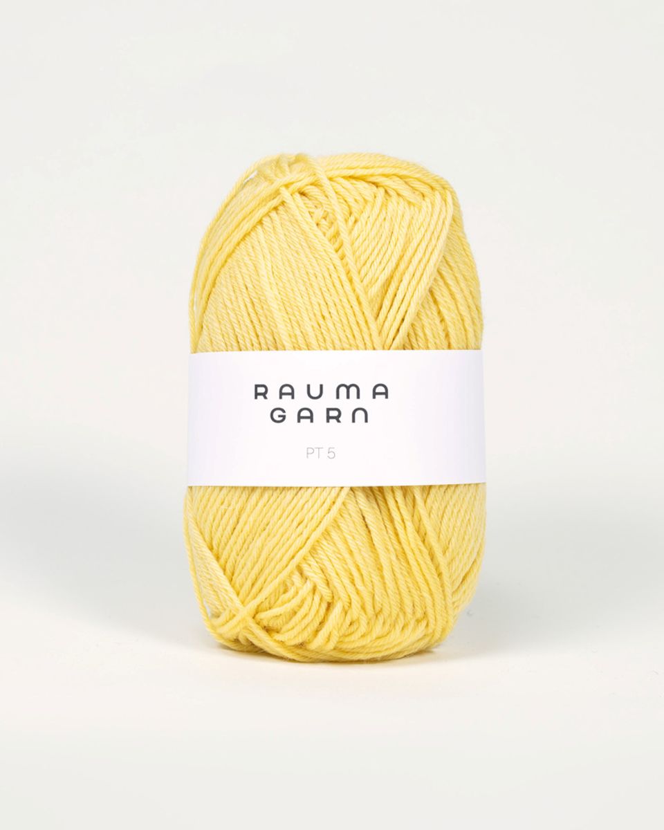 Rauma PT5 514 Lys gul garn
