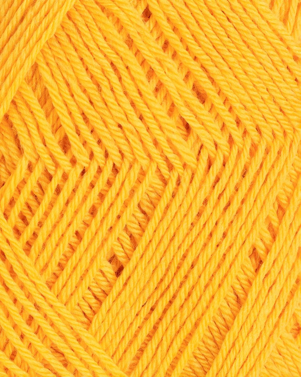 Babygarn B50 Mørk gul Rauma garn