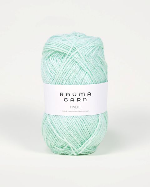 Hovedbilde Rauma Finull 4106 Lys mintgrønn garn