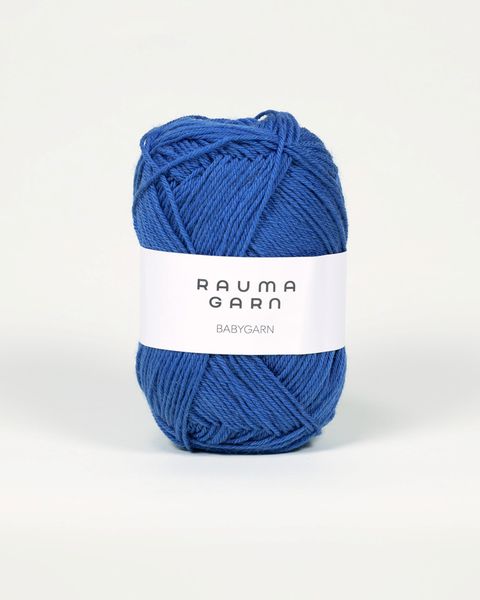 Hovedbilde Babygarn B38 Bondeblå Rauma garn