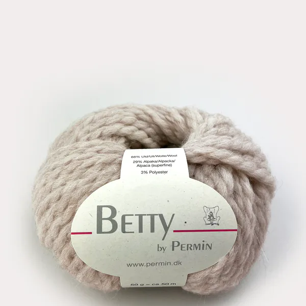 Hovedbilde Permin Betty 419 Lys beige garn utgår