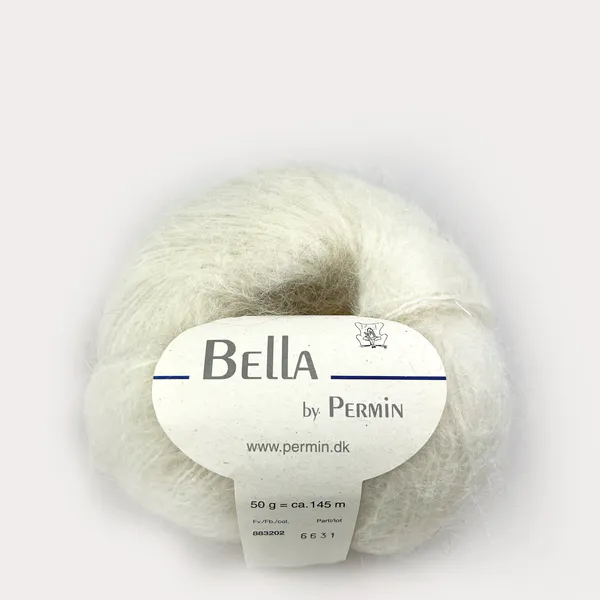 Hovedbilde Permin Bella 201 Hvit garn
