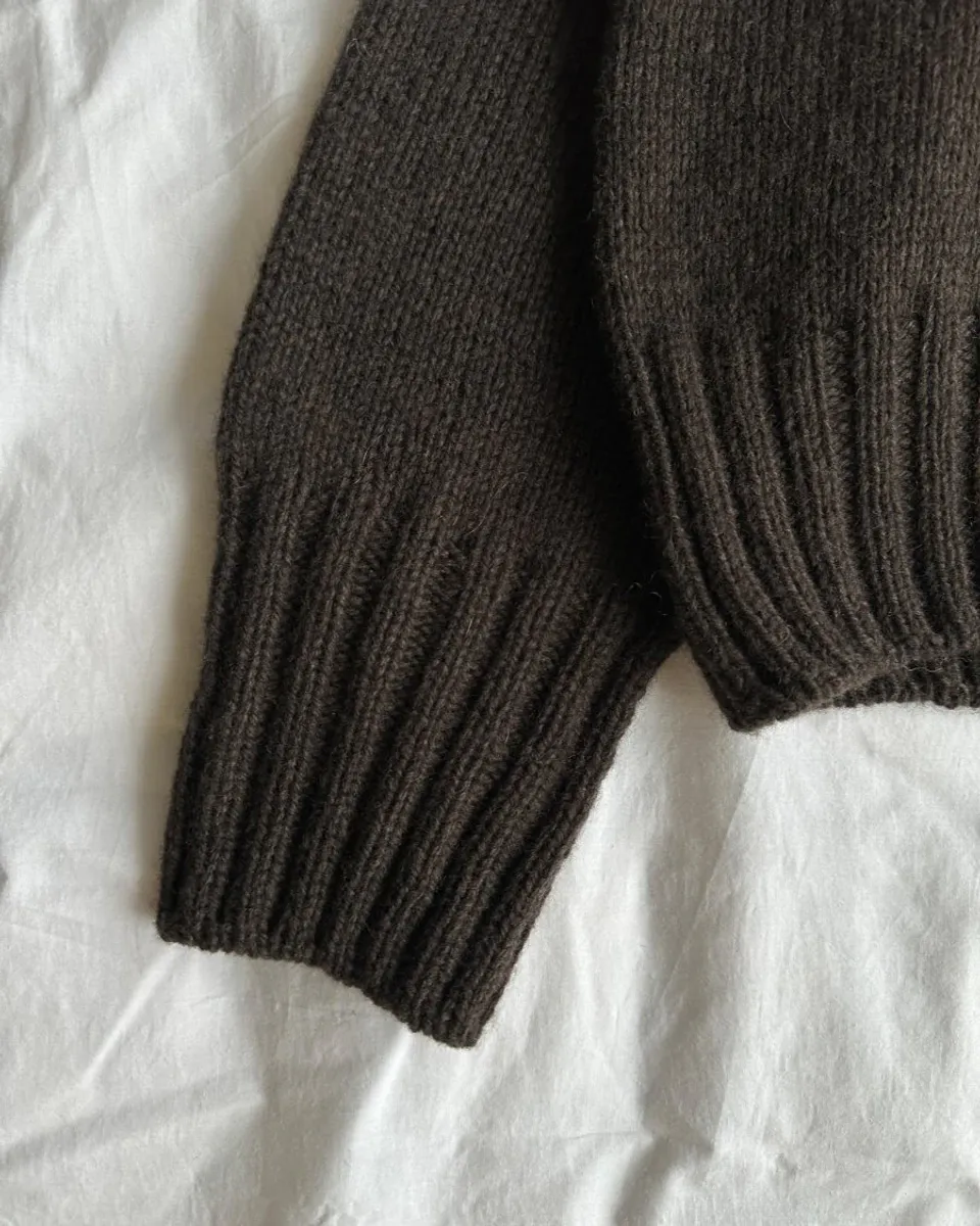 Hannah Sweater O-neck til dame fra PetiteKnit oppskrift