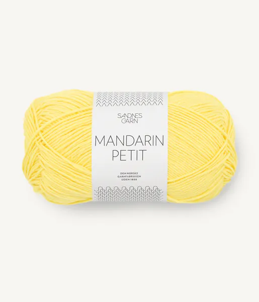 Hovedbilde Sandnes Mandarin Petit 9004 Lemon garn