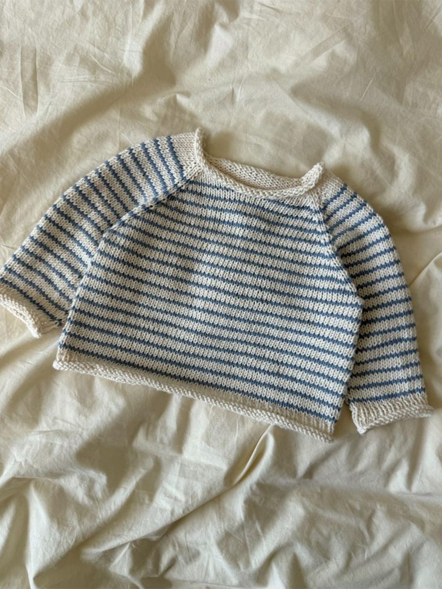 Frankie Sweater Baby fra PetiteKnit oppskrift