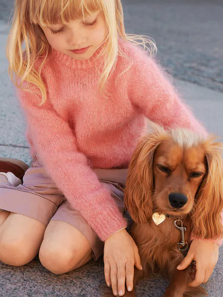 Hovedbilde 2408-6 Spencer Sweater Junior fra Sandnes garn oppskrift