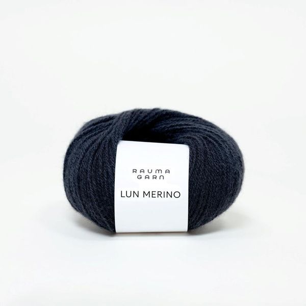 Hovedbilde Lun Merino 78 Svart Rauma garn