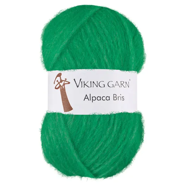 Hovedbilde Alpaca Bris 337 Grønn Viking garn