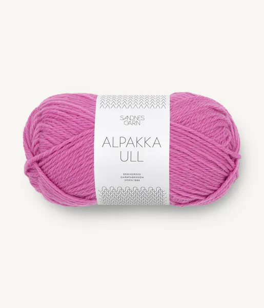 Hovedbilde Sandnes Alpakka Ull 4628 Magenta garn utgår